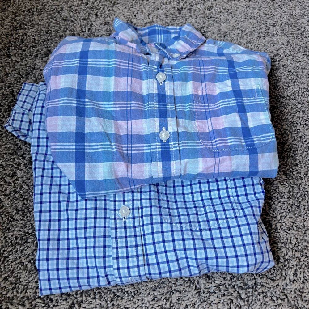 Janie and Jack button down boys size 4 shirts